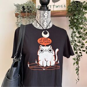 Black Cat Graphic T-Shirt